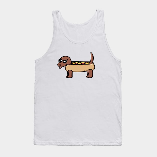 Hot Dog Tank Top by KammyBale